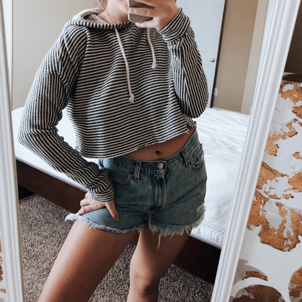 Forever 21 Cropped Hoodie